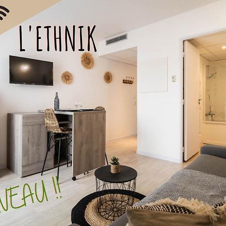 L'Ethnik--Studio Tout Confort--Clim--Parking--Wifi Lourdes Esterno foto